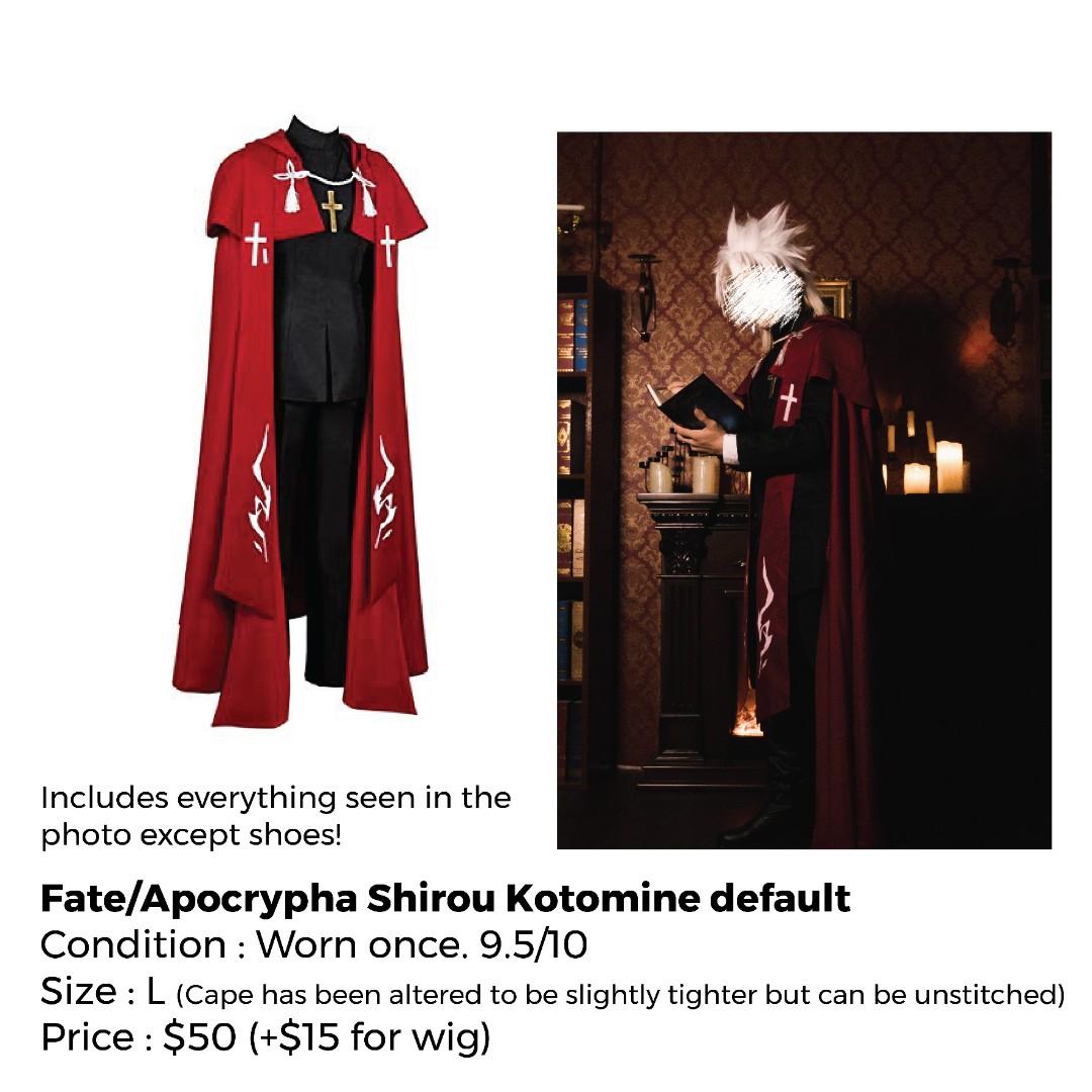 Wallpaper Fate Apocrypha Shirou Kotomine Cosplay Costume Entertainment J Desktop Wallpaper Free
