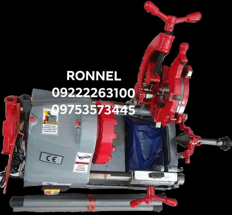 FUJIMA Japan Pipe Threading Machine (Rigid Type) (Category: Looking For) located in Valenzuela. Submitted by ronnelpowertools (Listing ID 260148003, Image 1). Description: ( L3 ) Price - 43k DR FUJIMA Japan Pipe Threading Machine (Rigid Type) Specification: Single phase Fujima Japan P50B Motor : 750watts Rotation speed:28r/min Voltage:220volts Frequency:60hz Capacity:1/2"-2" G.W:75kgs. Induction motor Dies and die head can interchange with the Ri