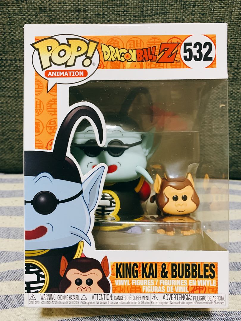 Funko POP! Animation 532 King Kai & Bubbles Dragonball Z, Hobbies