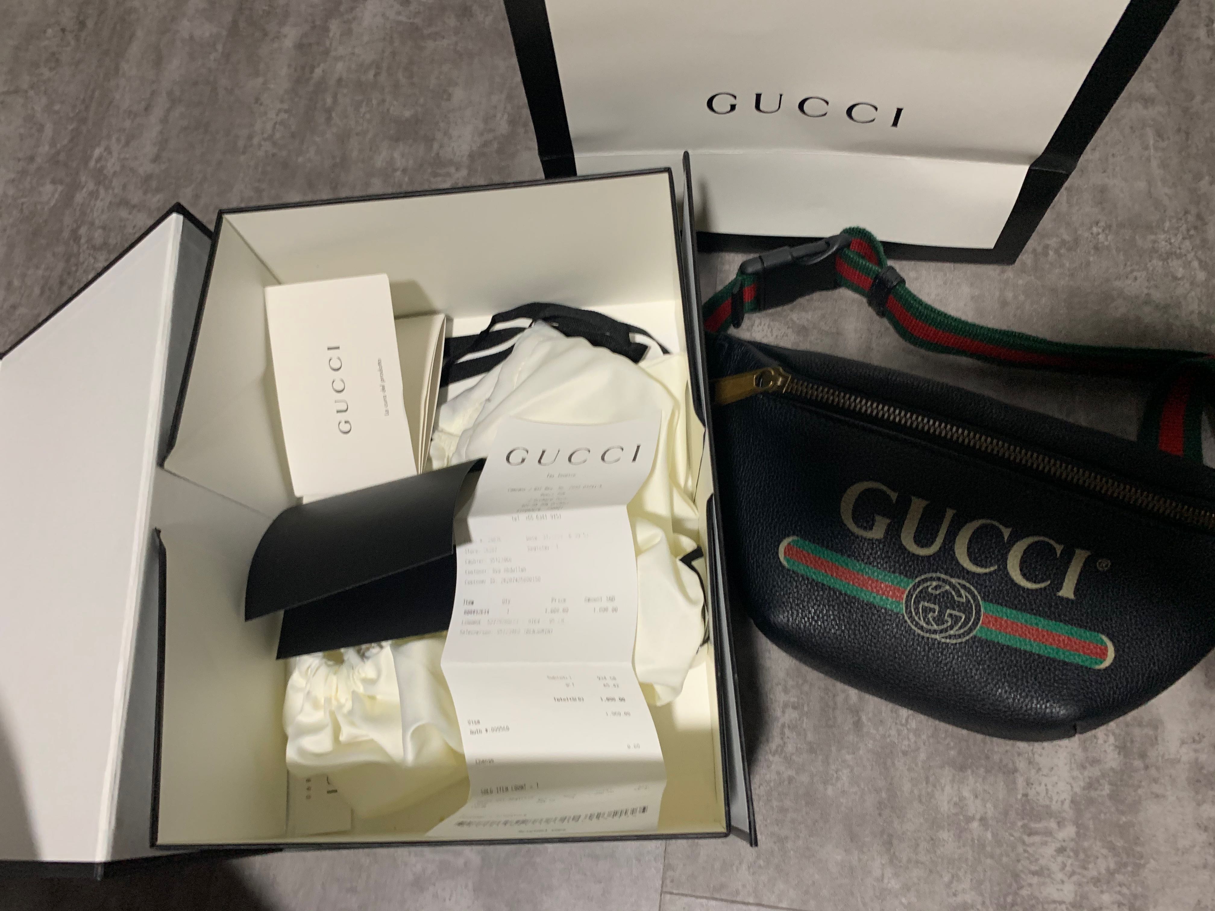 gucci belt box and bag