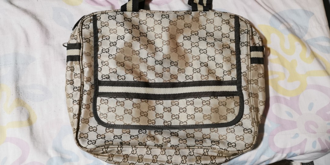 Gucci inspired laptop bag, Luxury, Bags & Wallets on Carousell