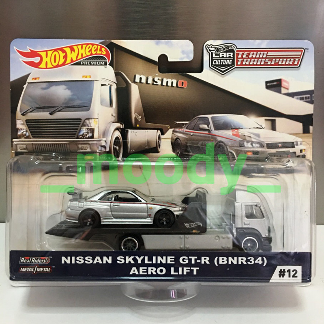 hot wheels team transport skyline r34