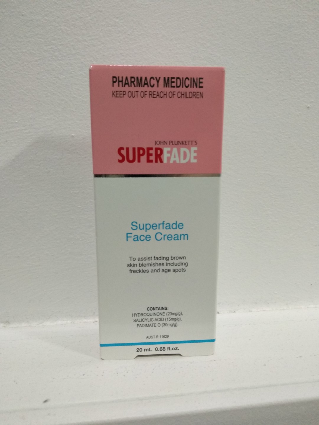 superfade face cream