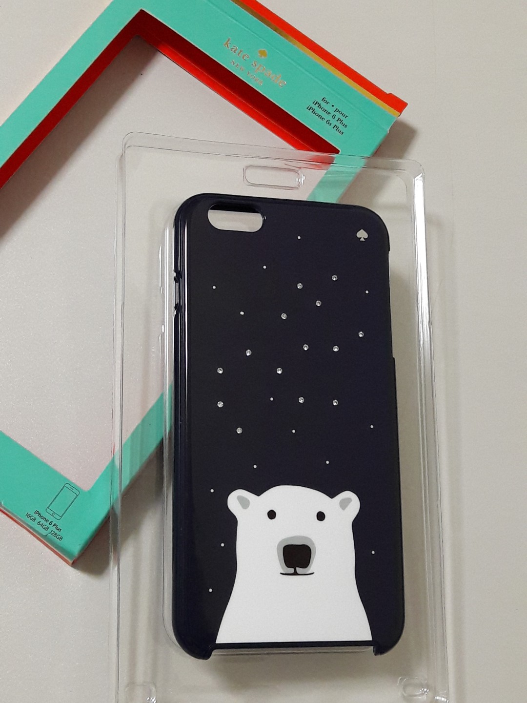 nego fast deal] Kate Spade iPhone 6 Plus Case Cover - Polar Bear Gems,  Mobile Phones & Gadgets, Mobile & Gadget Accessories, Cases & Sleeves on  Carousell