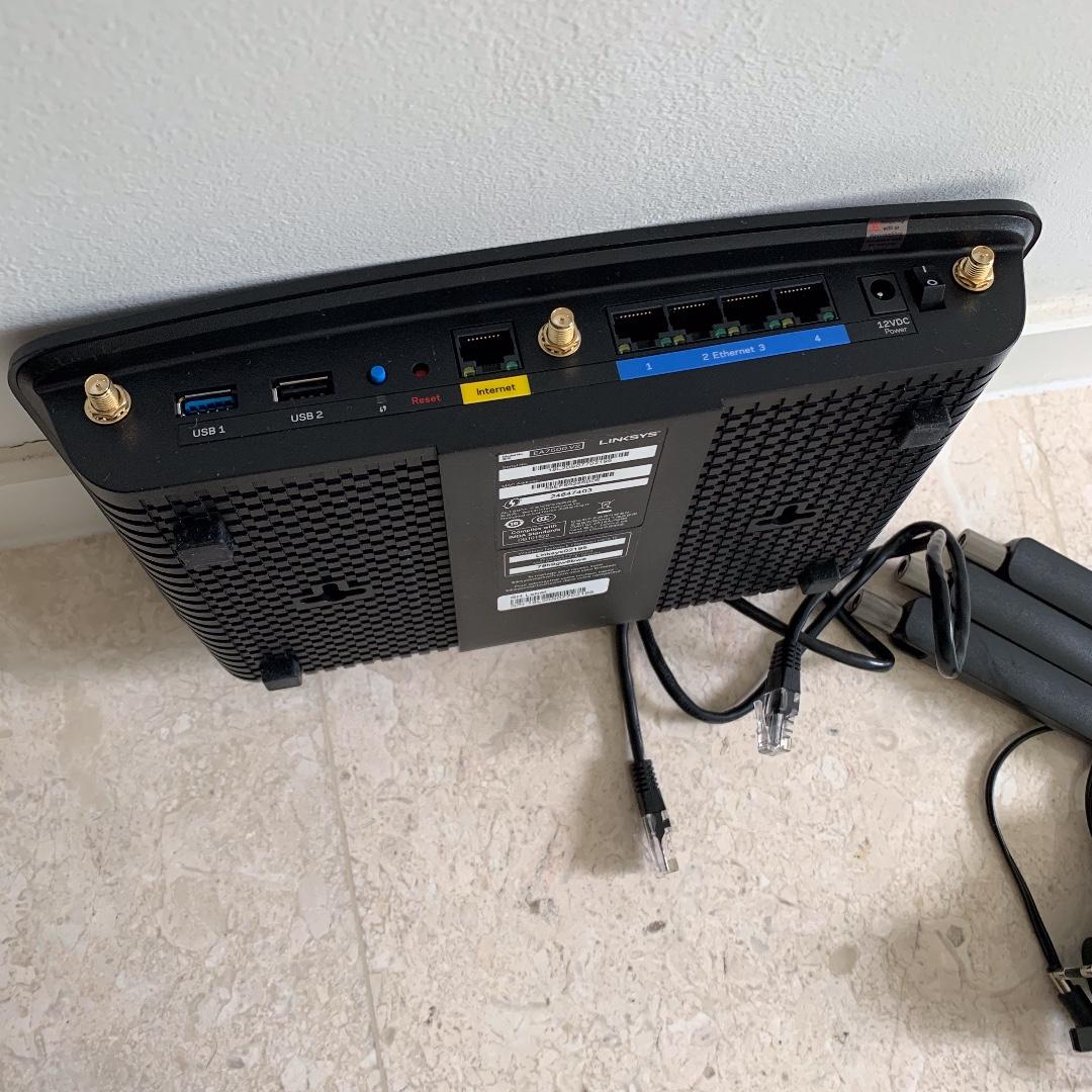 Linksys EA7500 V2 WiFi Router, Computers & Tech, Parts & Accessories ...