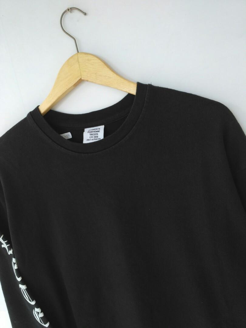 LONG SLEEVE VETEMENTS SUMMER 2016 