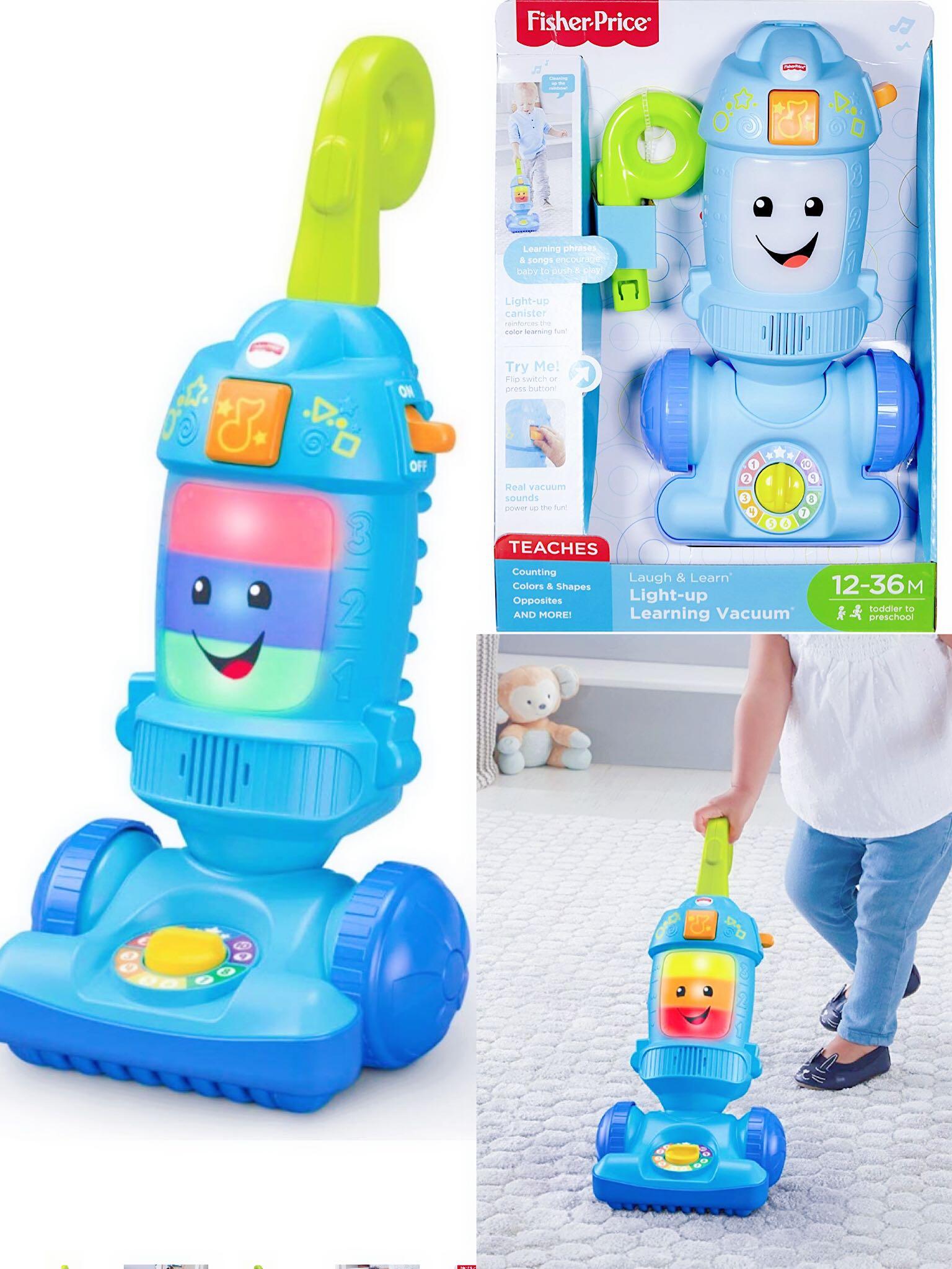 Baby and Toddler Push Toy Fisher-Price Laugh Light-up Learning Vacuum 