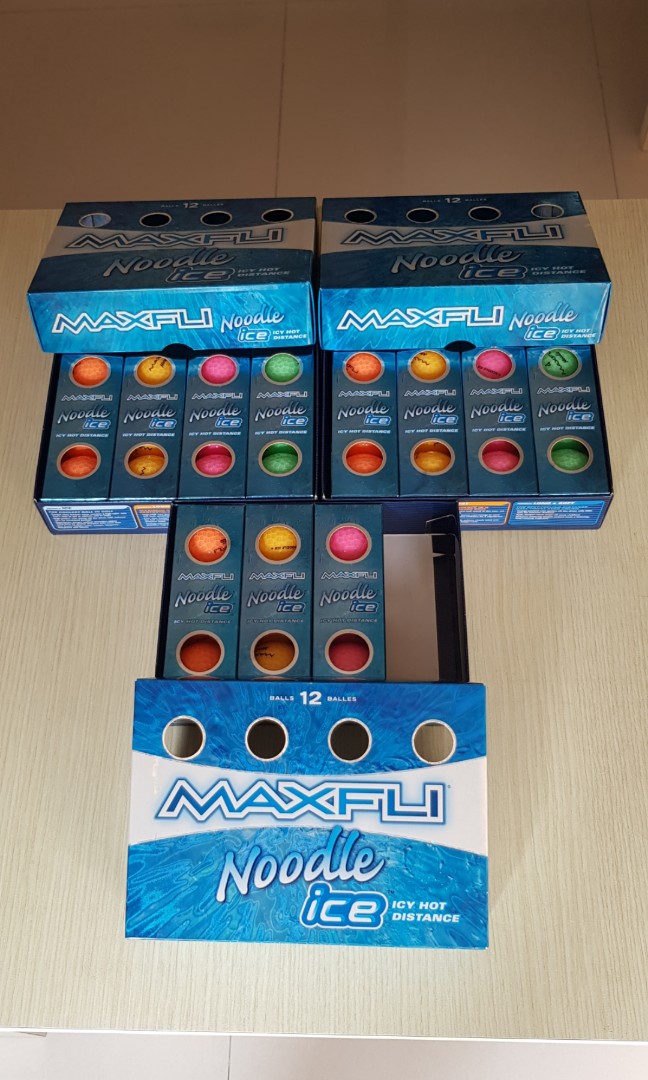 Maxfli Noodle Ice Golf Balls, Sports Equipment, Sports & Games, Golf on