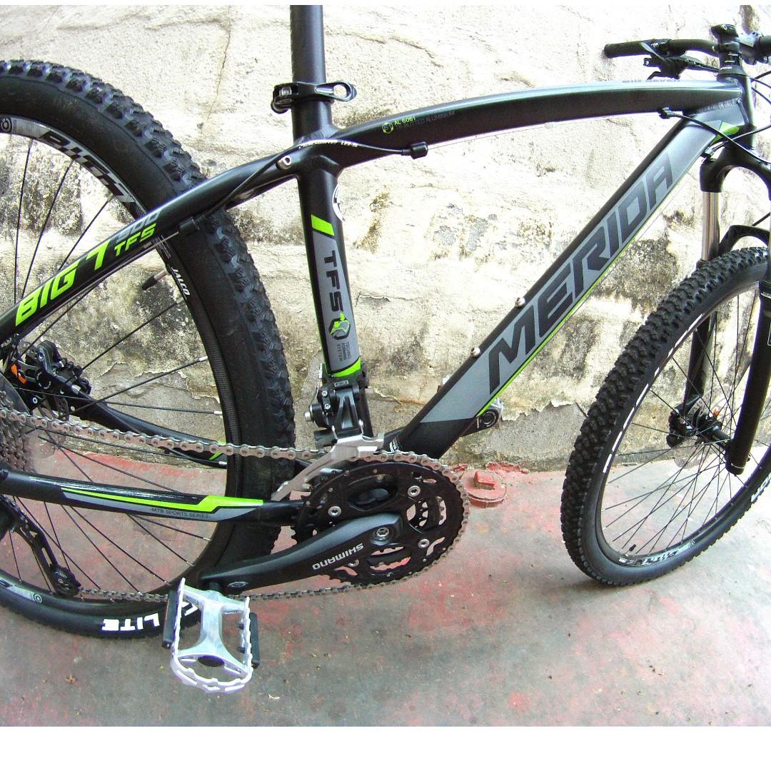 Merida Big 7 500 is a 27.5 inch hardtail mountain bike 2014