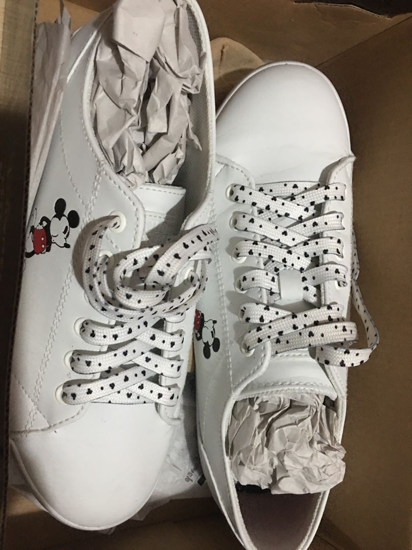 World balance white shoes mickey mouse deals