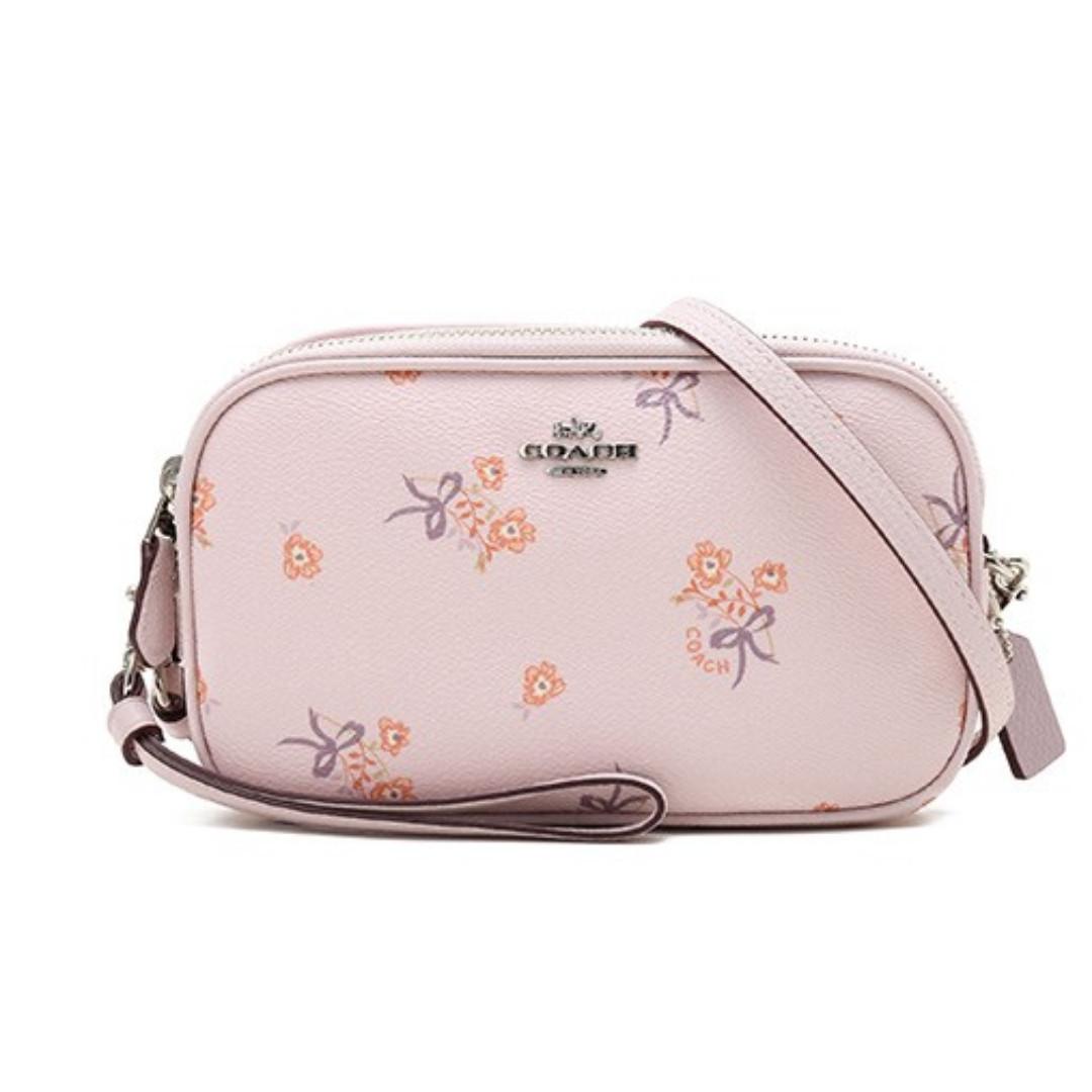 Sadie crossbody clutch with rose print shop
