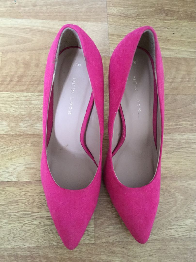 New look pink shoes, Women's Fashion 