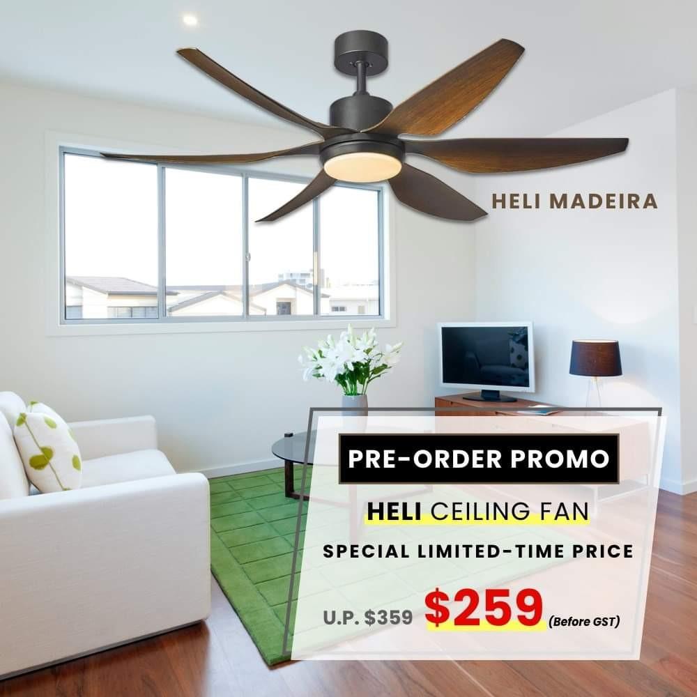 New Model Fanco Heli Dc Ceiling Fan Pre Order On Carousell