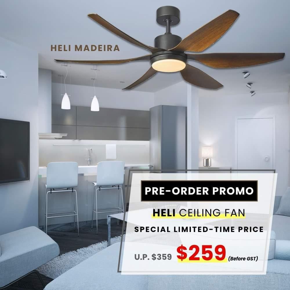 New Model Fanco Heli Dc Ceiling Fan Pre Order On Carousell