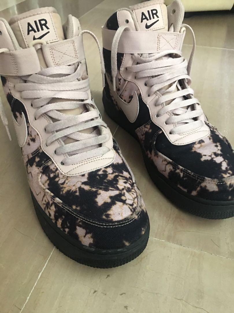 Air force 1 high acid wash print shop