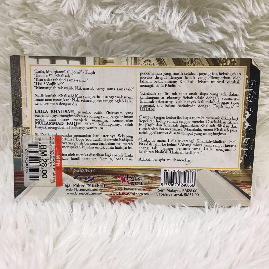 Novel Imam Mudaku Romantik Books Stationery Books On Carousell
