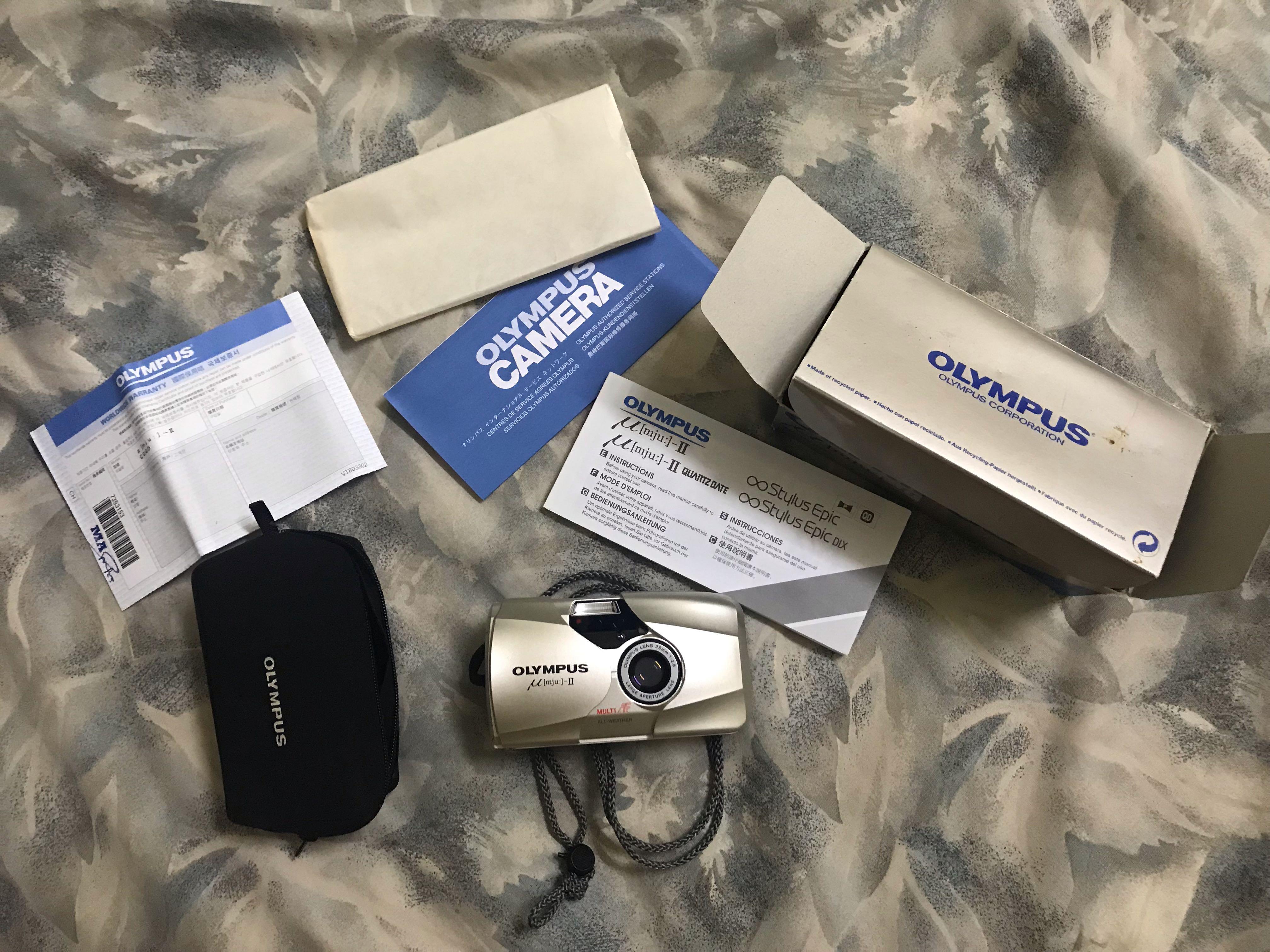 Olympus Mju Ii Photography Cameras Others On Carousell