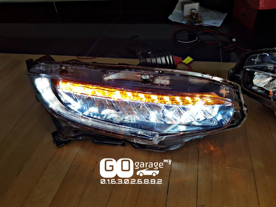 Original Honda Civic FC Full LED Headlight, Car Accessories