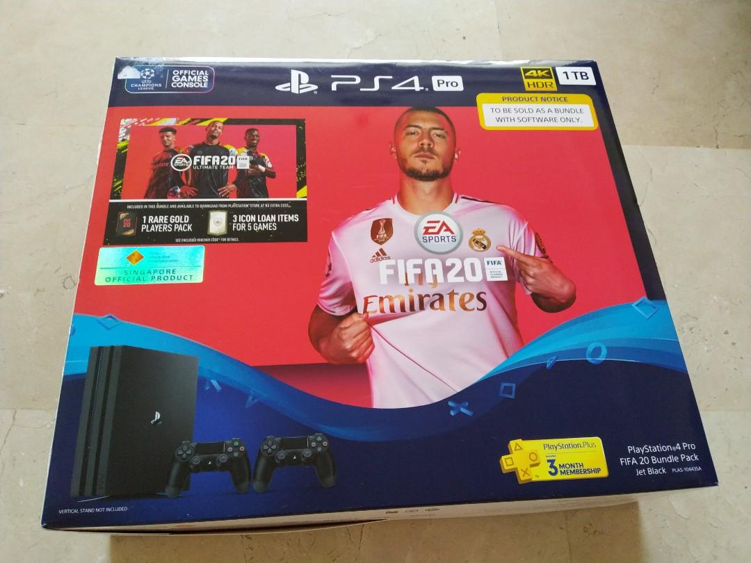 playstation 4 pro with fifa 20