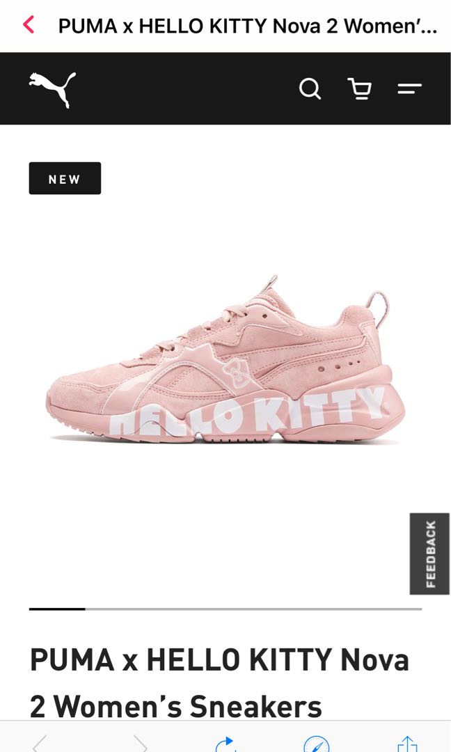 puma x hello kitty nova 2 women's trainers
