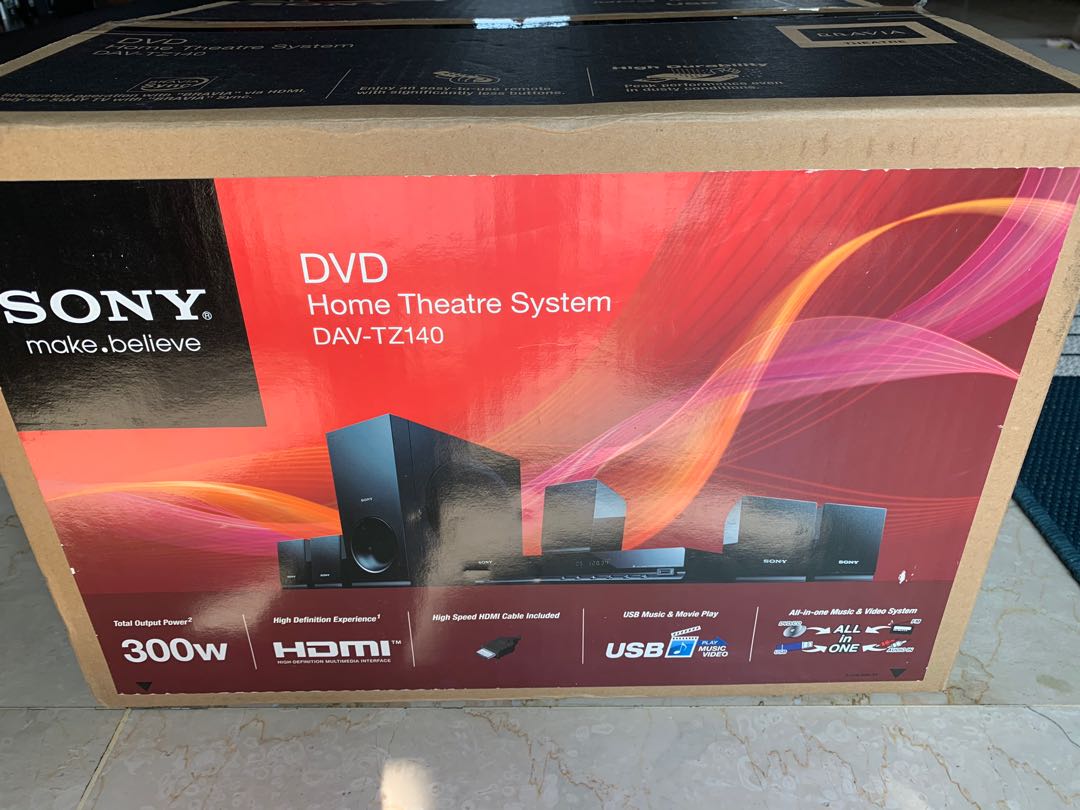 Sony Home Theatre System DAVTZ140, TV & Home Appliances, TV