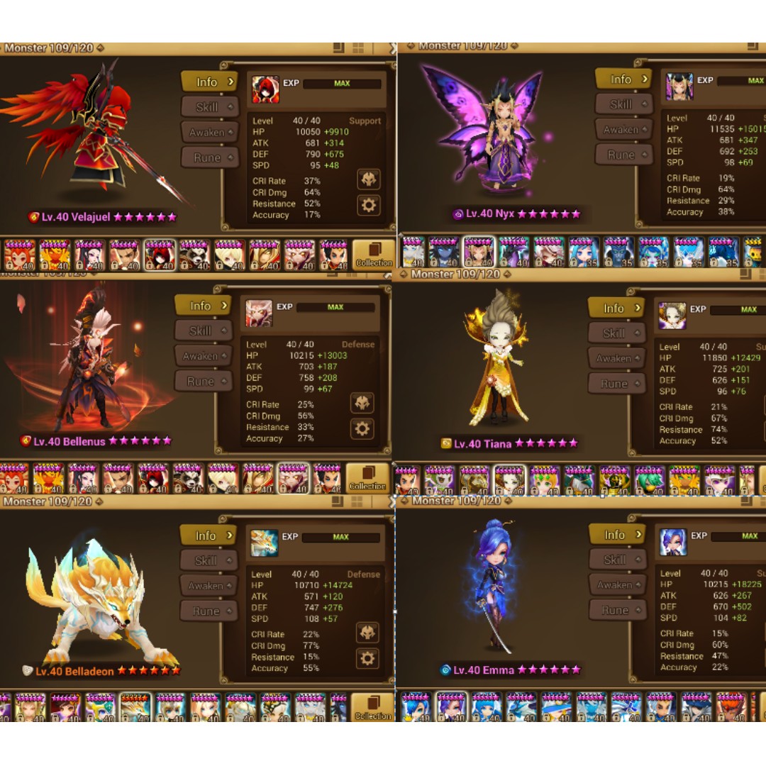 Summoners War Asia Ld Nat 5 Toys Games Video Gaming In Game Products On Carousell Triple ld nat 5 39 s in channel 808 111 ld scrolls nutty rates summoners war. carousell