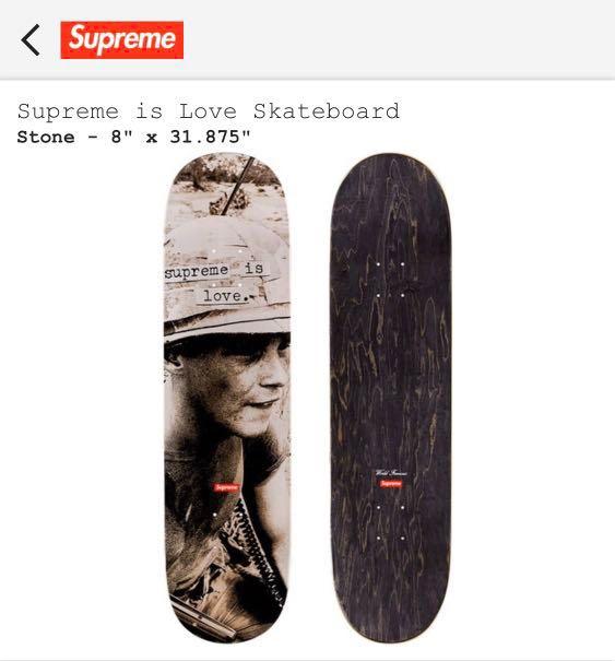supreme longboard deck
