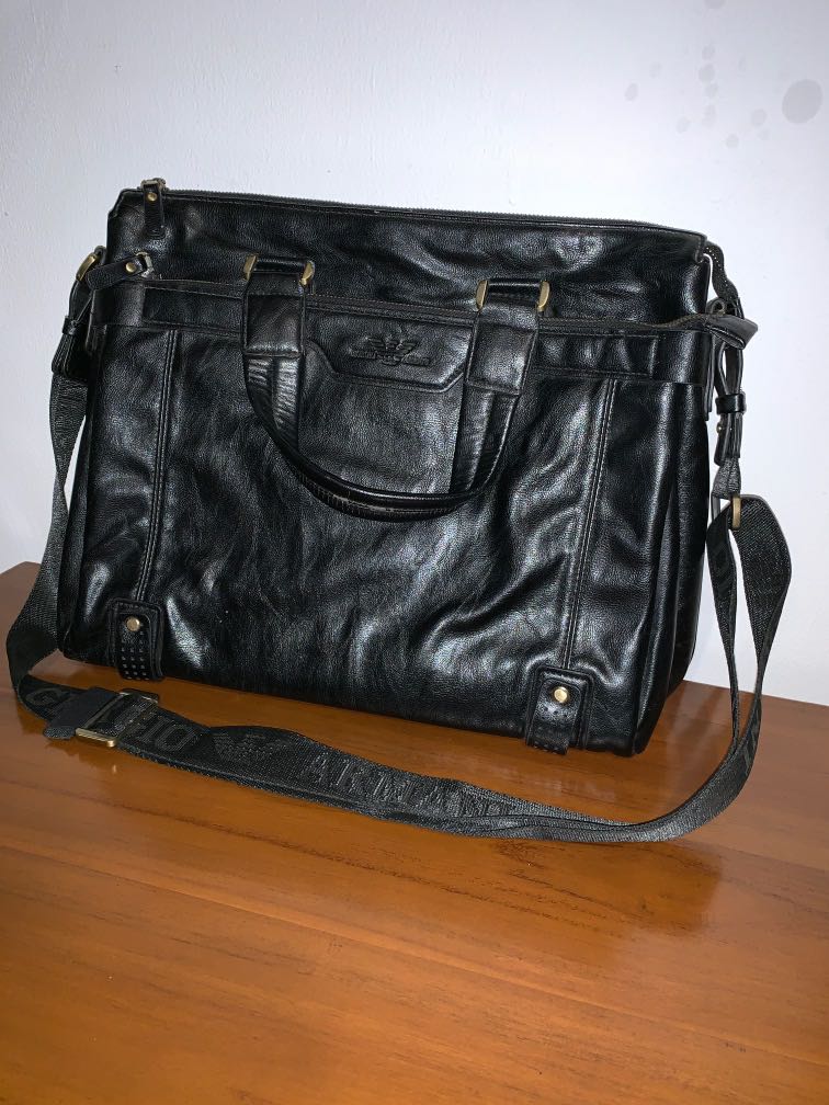 Tas Laptop Kerja Pria Giorgio Armani