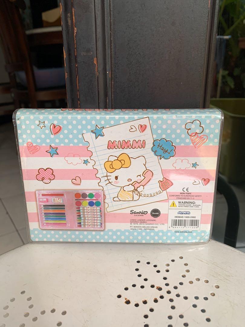 Tempat Pensil Hello Kitty Art Set Pensil Warna Color Pencil coloring