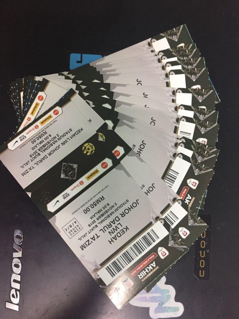 Ticket Final Piala Malaysia Kedah Vs Jdt Tickets Vouchers Event Tickets On Carousell