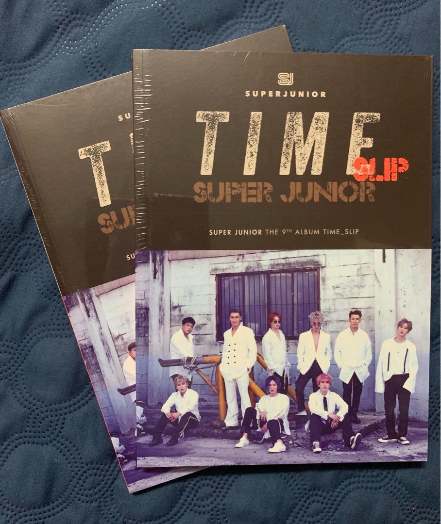 On-hand[Fresh from Korea] wPoster-TIME SLIP-Super Junior (Category: K-Wave Merchandise) located in Quezon City. Submitted by candor_ (Listing ID 260070815, Image 1). Description: ON-HAND. Bought straight from SEOUL. No need to wait for a month when bought online. Get it within a week! Guaranteed. Unopened. Inclusions: - (1) Time Slip Album - (1) Official Poster .