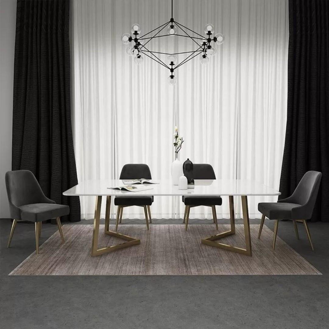 Tmdt 15 Marble Dining Office Table 11 11 Spec Dis Furniture Tables Chairs On Carousell