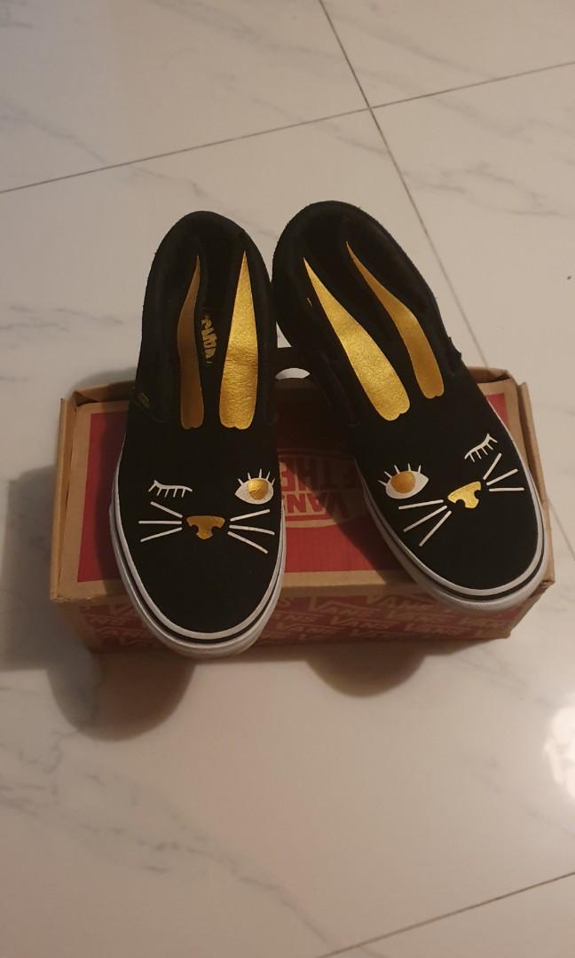 vans bunny slip on