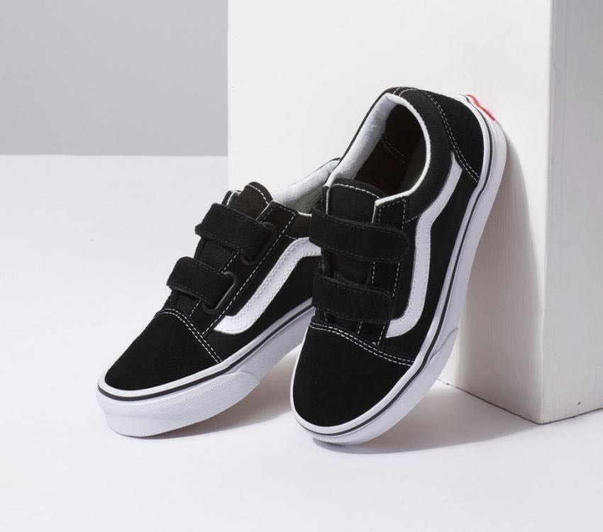 vans old skool velcro black