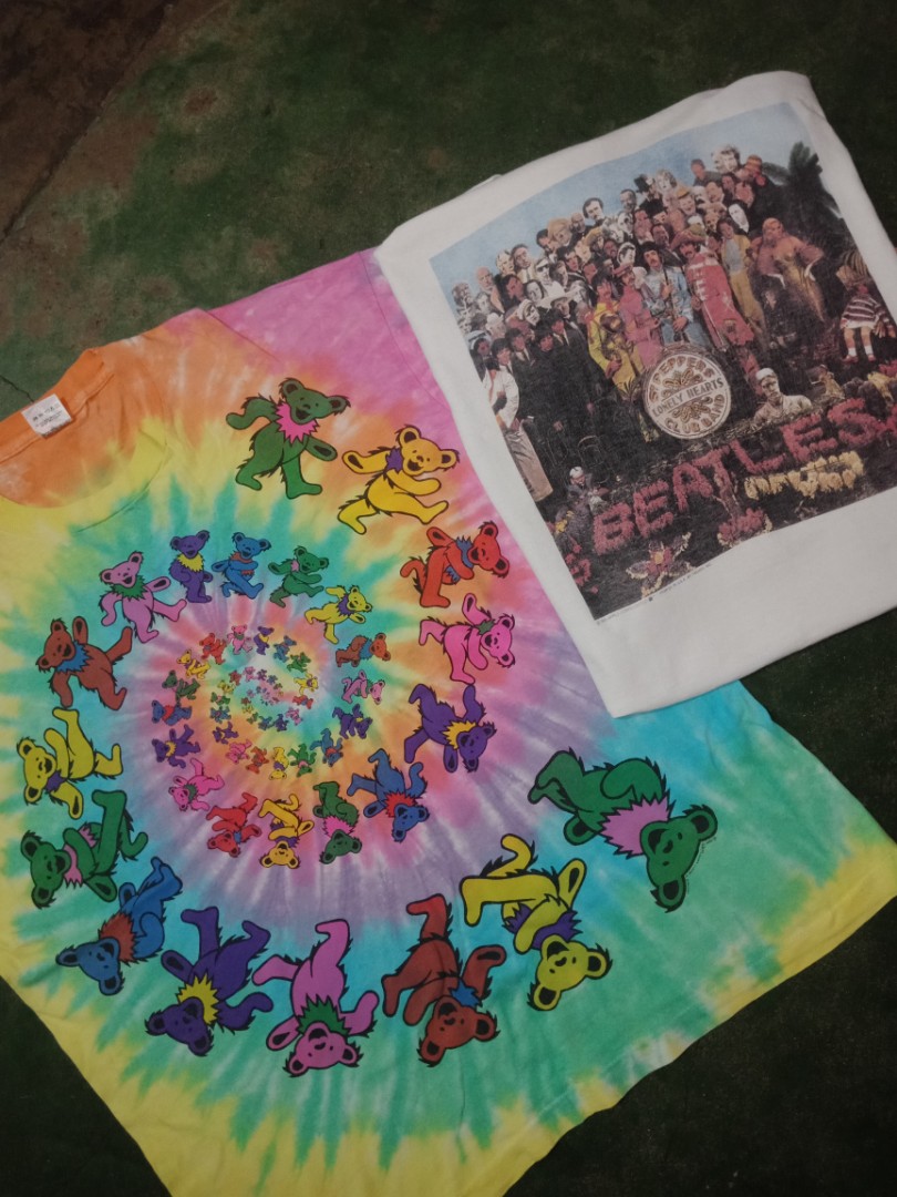 Vintage 1989 Grateful Dead Tie-Dye Spiral T-Shirt — The Peace Village