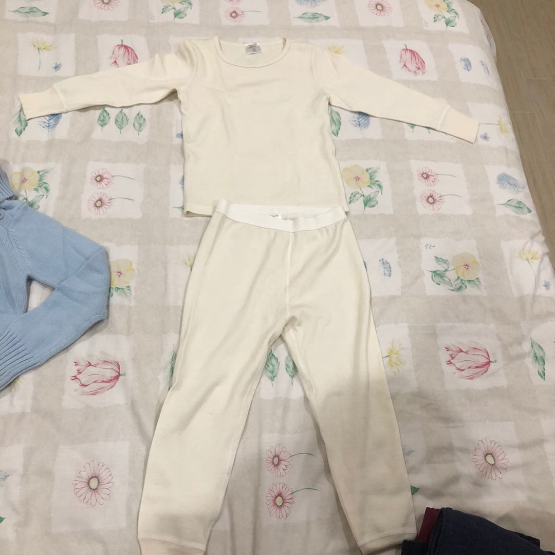 Merino wool long johns set for kids, Babies & Kids, Babies & Kids