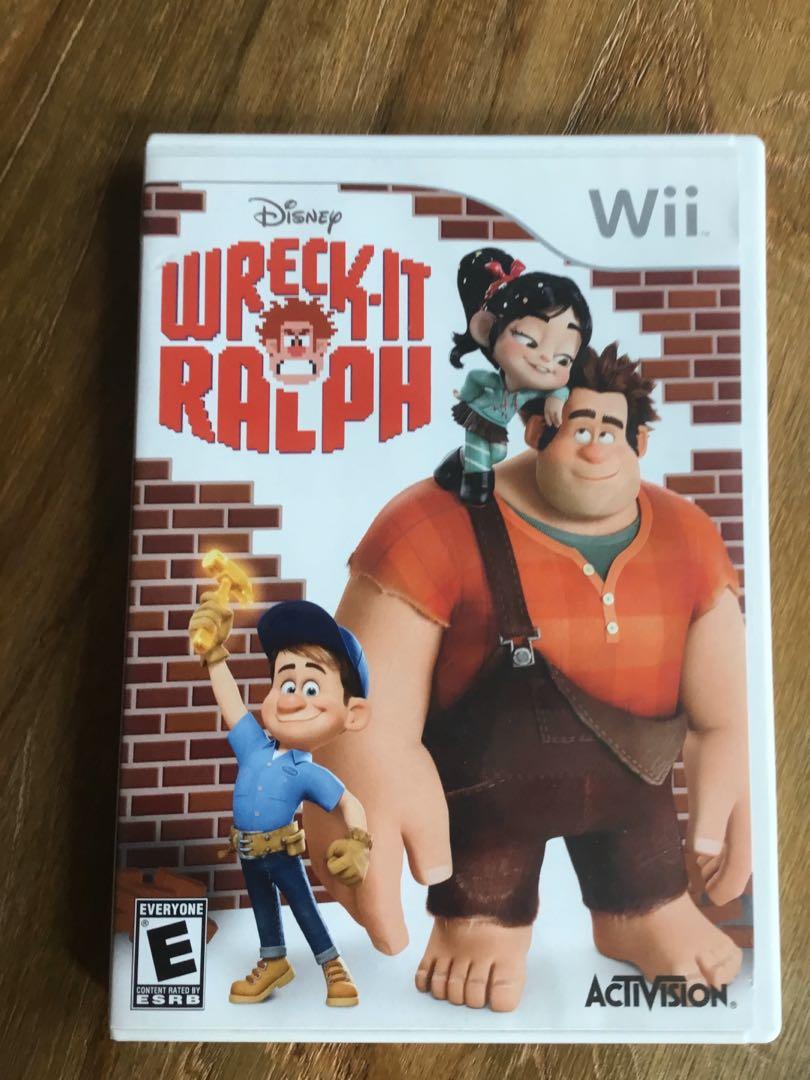 wreck it ralph video game wii