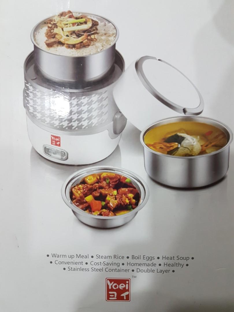 Yoei Electric Lunch Box (Model ELB643), Furniture & Home Living