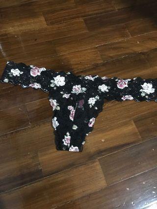 Victoria Secrets Pink Lacy Thong