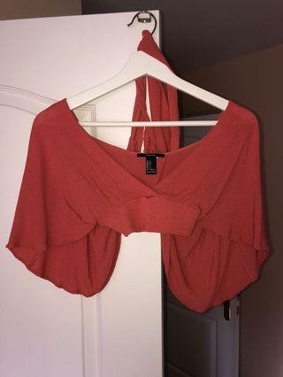 Forever 21 cropped shirt