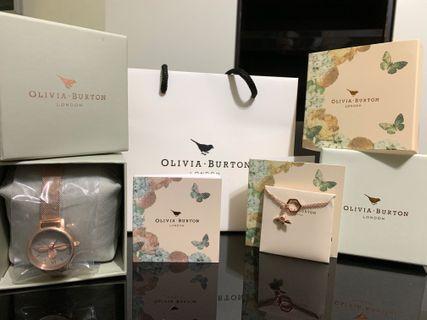 Olivia Burton Watch + Bracelet Gift Set