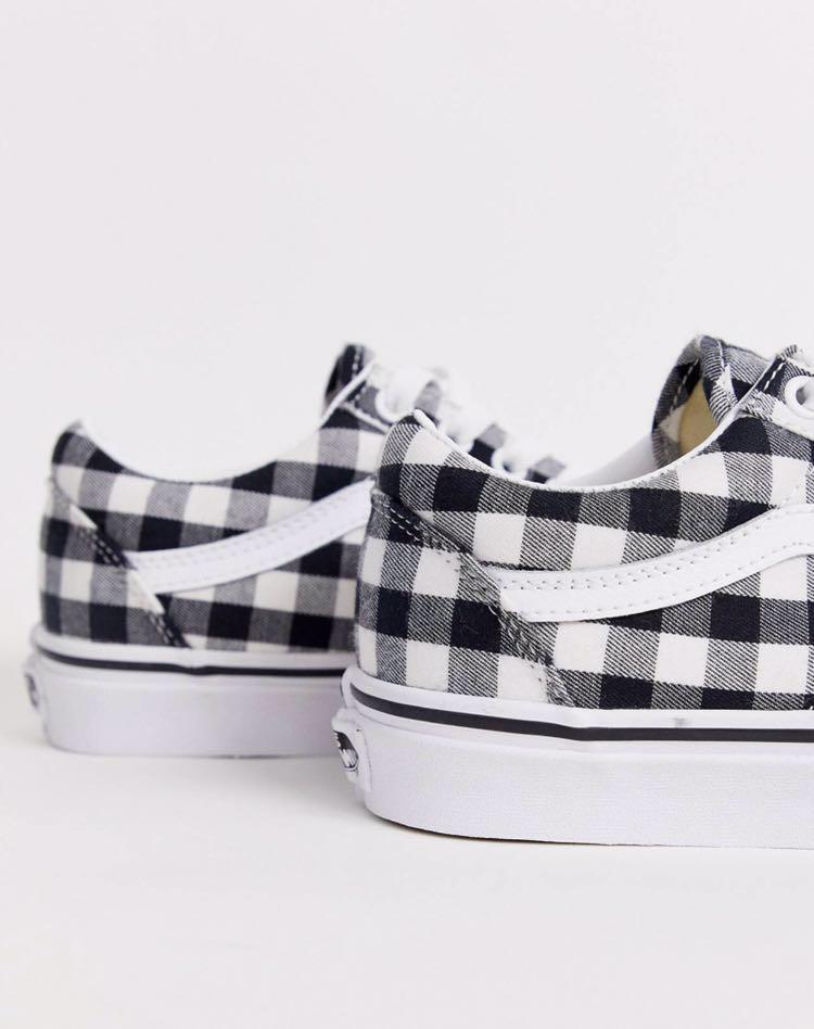 gingham vans old skool