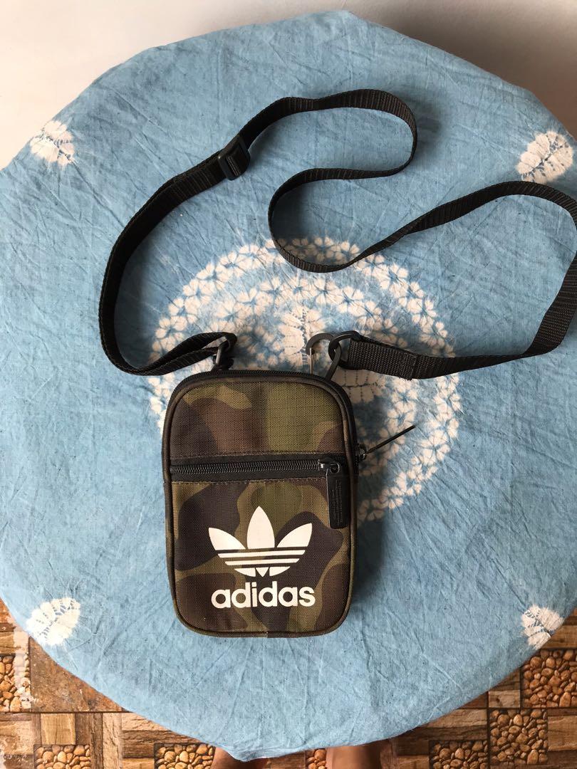 Adidas Camo Festival Bag Men S Fashion Men S Bags Wallets Sling Bags On Carousell