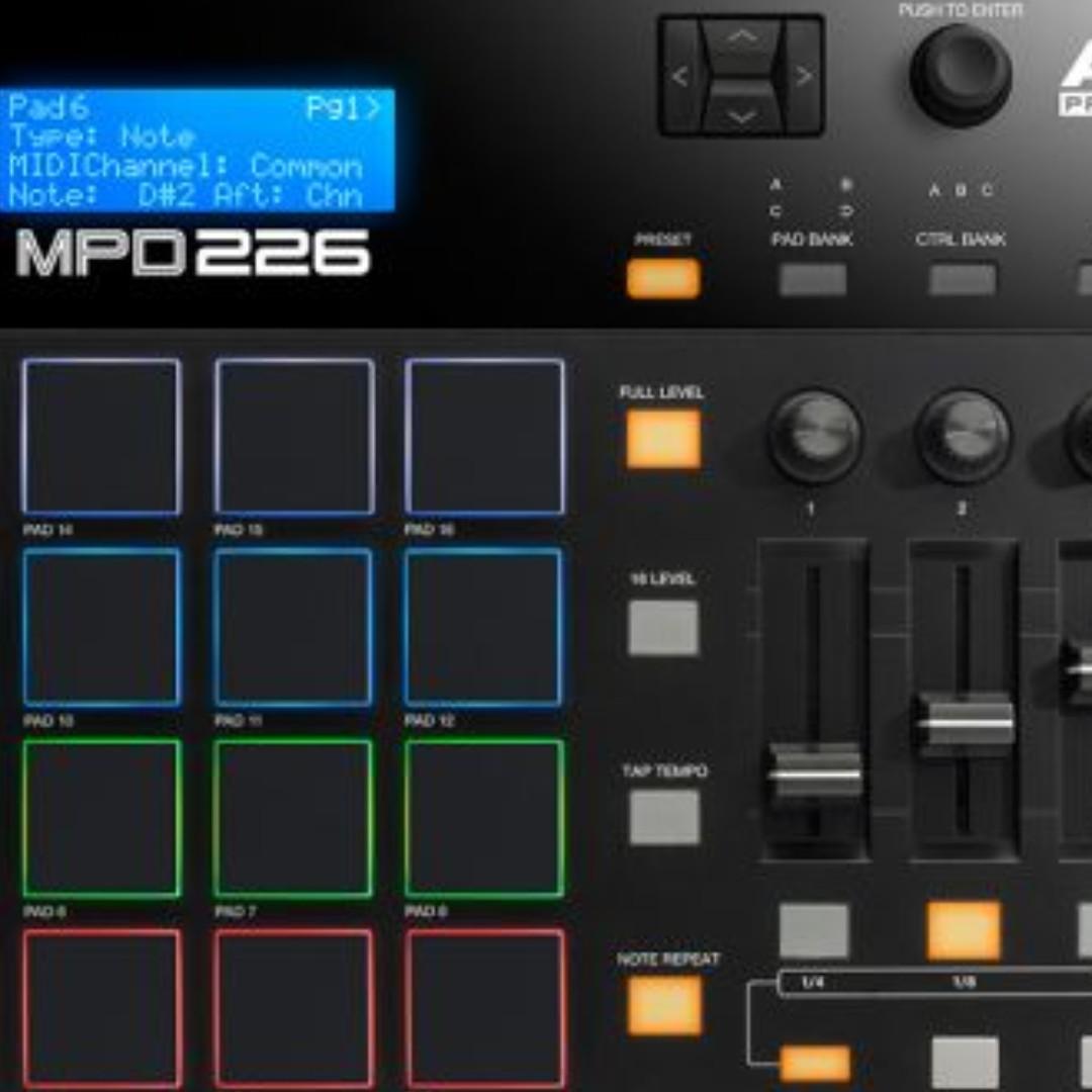MPD226 AKAI MIDIパッド - レコード