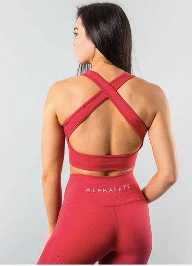 Alphalete Sports Bra, Women's Fashion, Activewear on Carousell