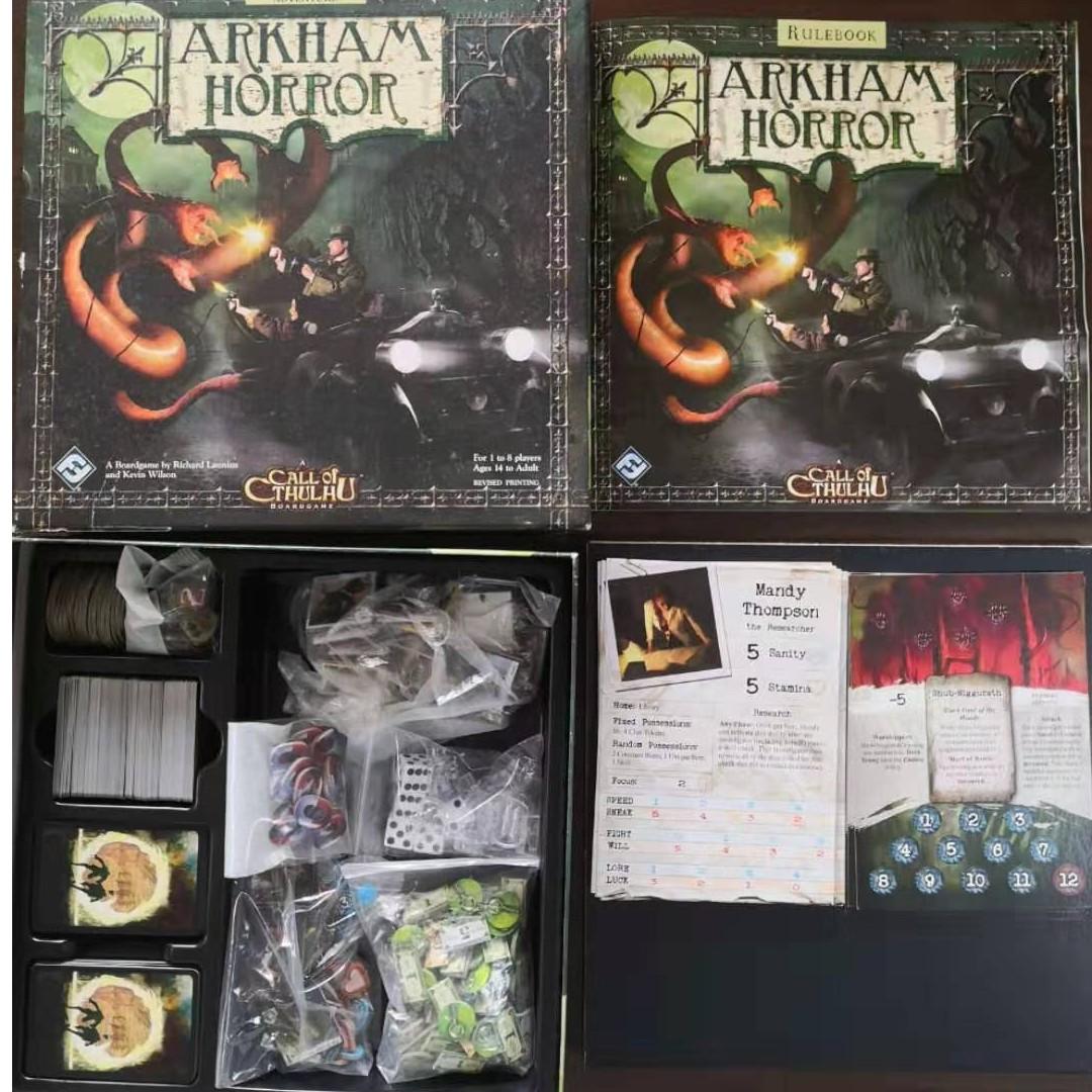 Arkham horror Call of Cthulhu board game, Hobbies & Toys, Toys & Games