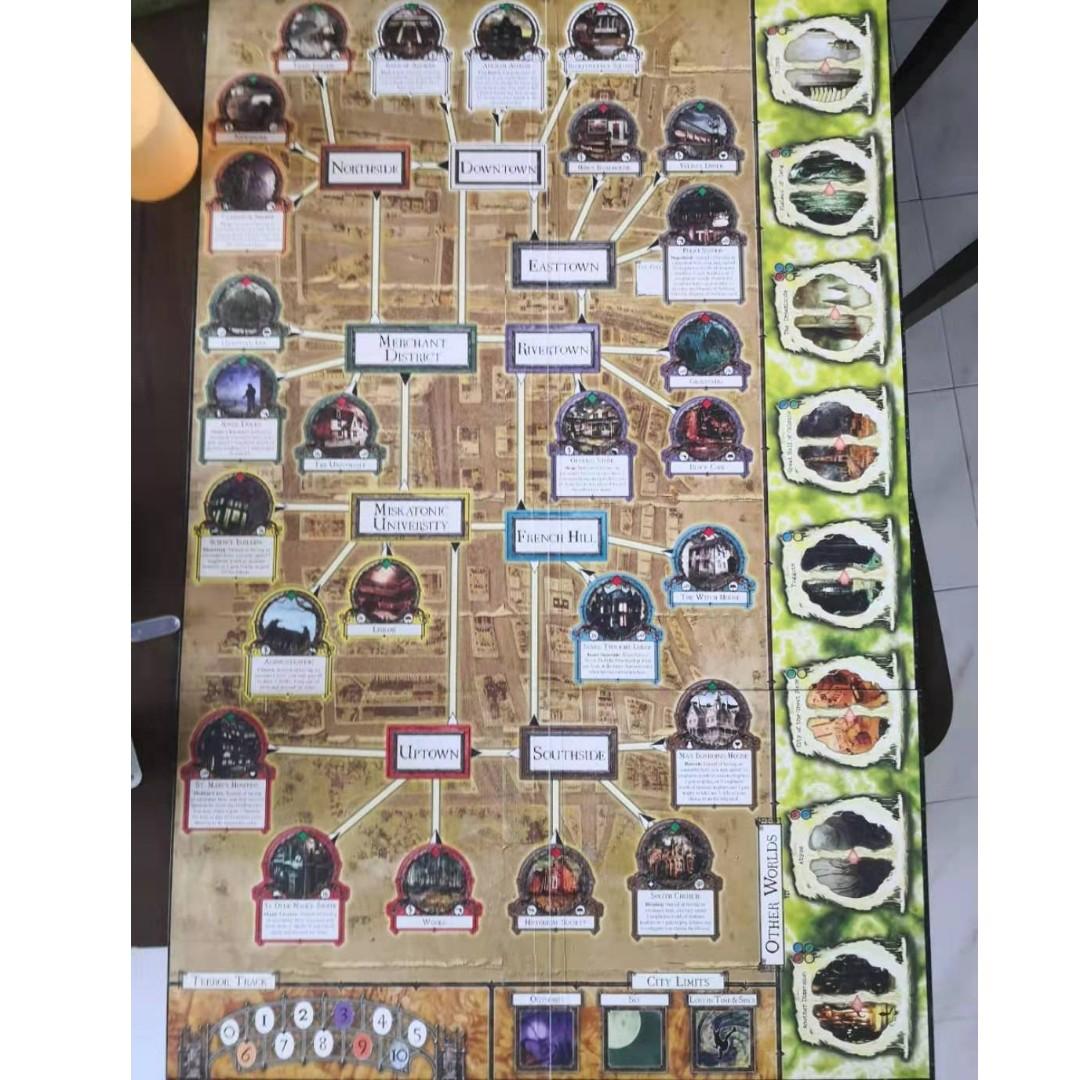 Arkham horror Call of Cthulhu board game, Hobbies & Toys, Toys & Games