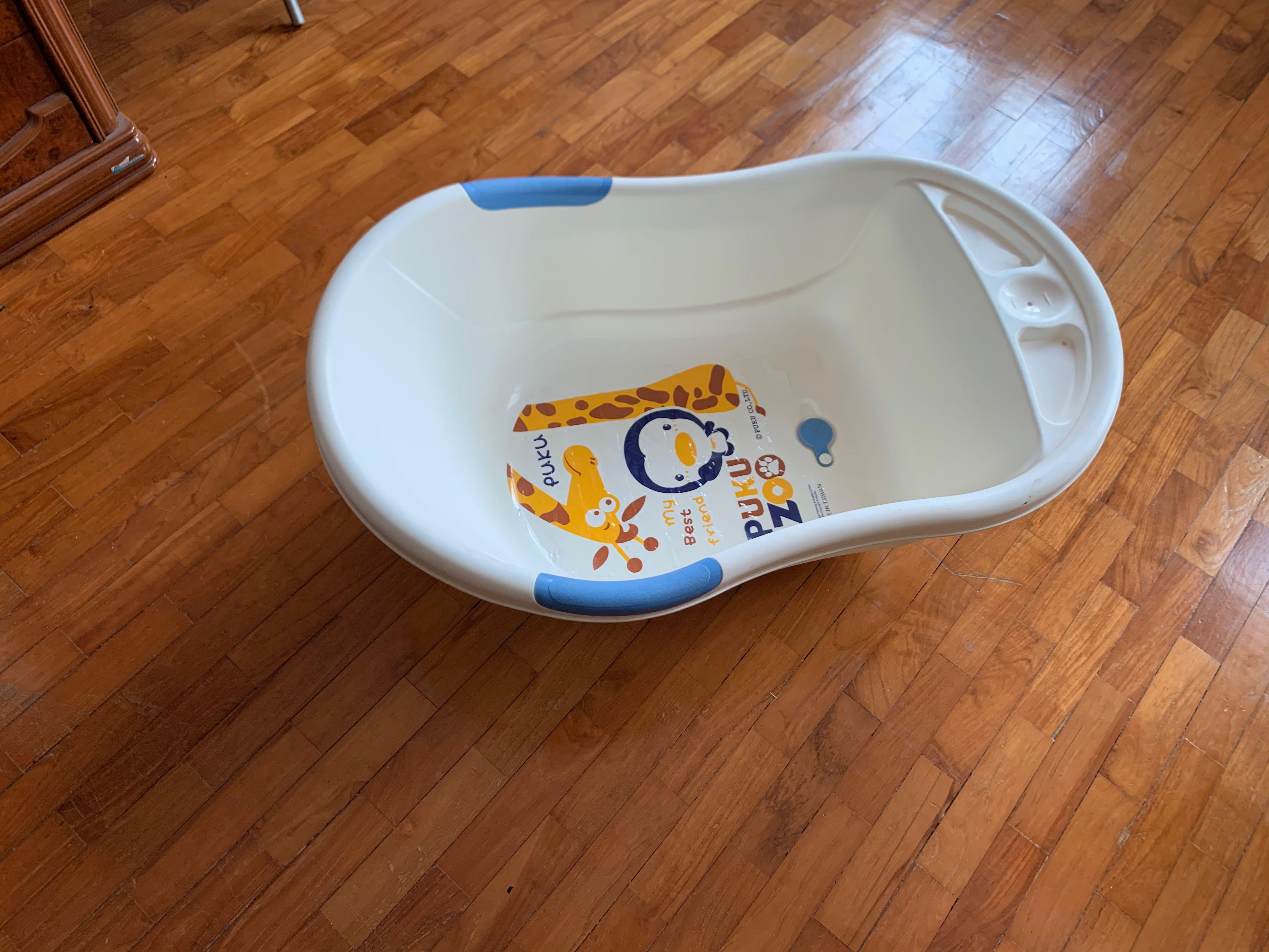 wooden baby bath tub