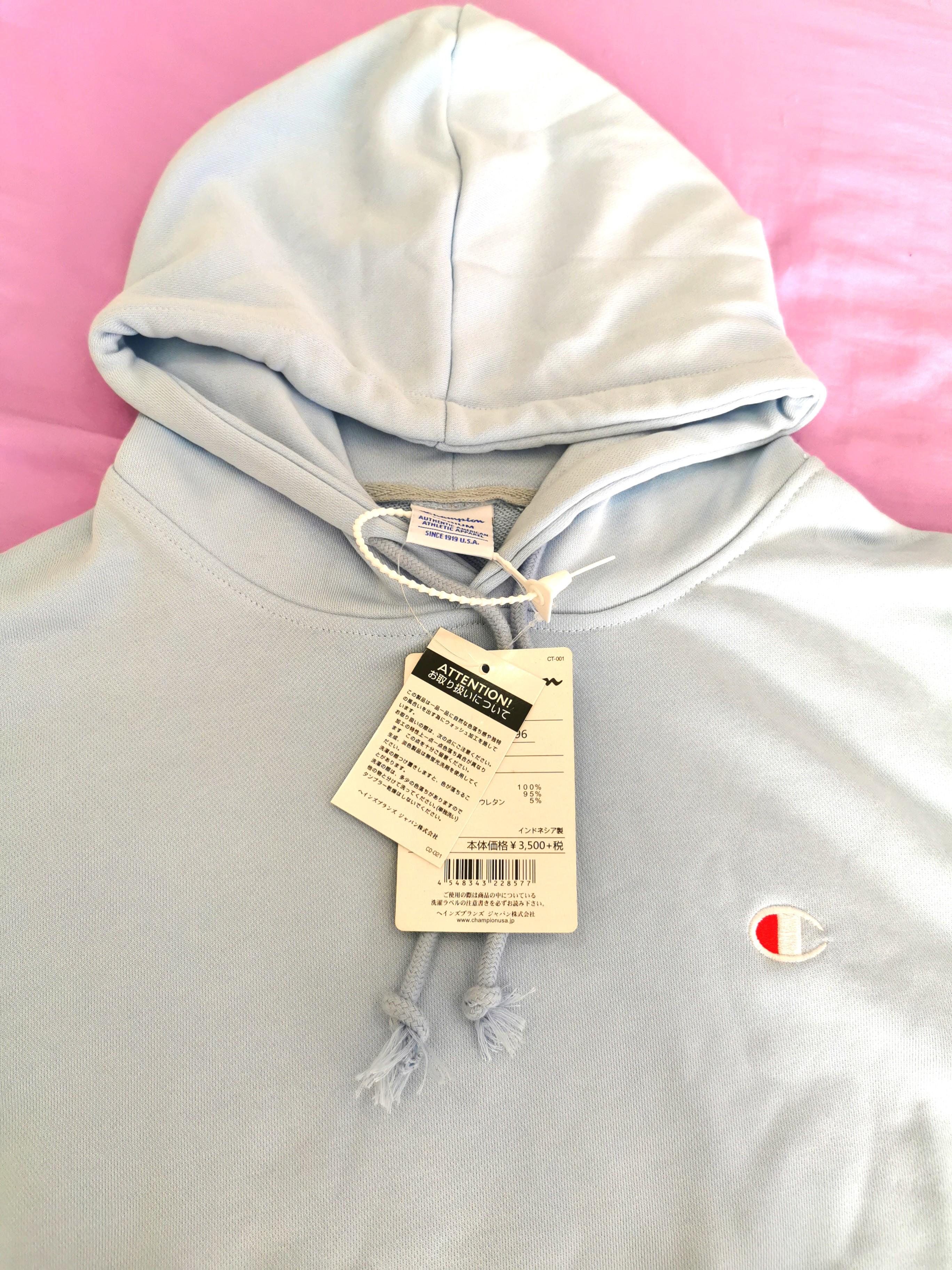 Baby Blue Champion Hoodie