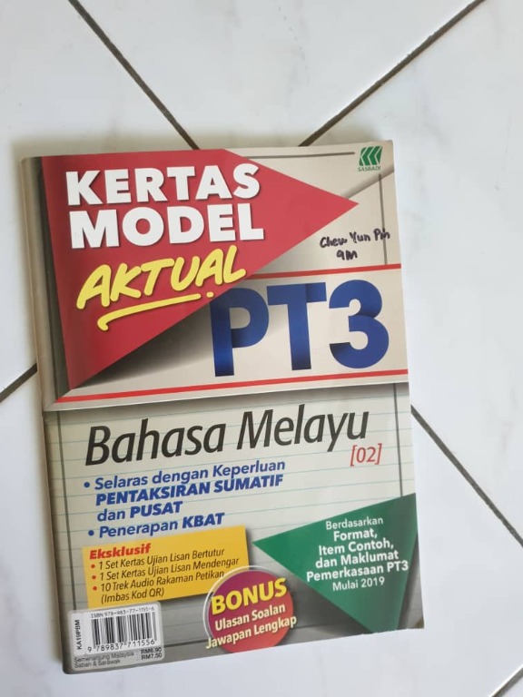 Bahasa Melayu Pt3 Books Stationery Books On Carousell